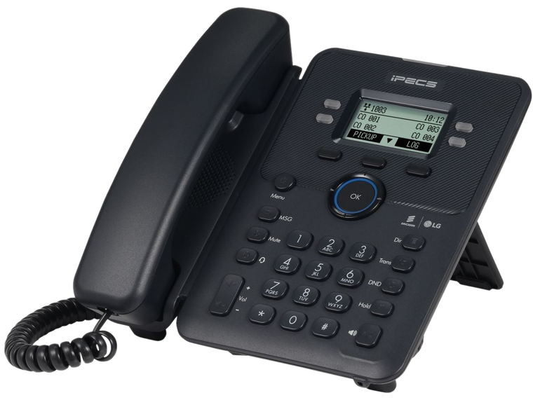 iPECS 1010i cost-effective entry IP phone with 2.4-inch BW display and HD audio