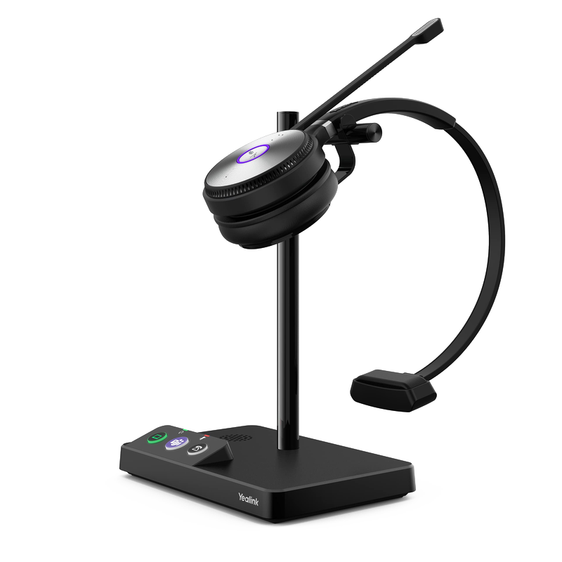 Yealink WH62 DECT wireless headset with base station