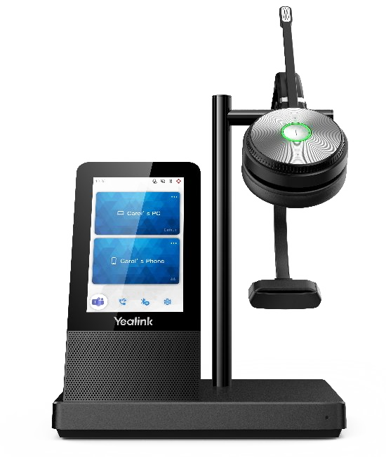 Yealink WH66 flagship DECT wireless headset workstation